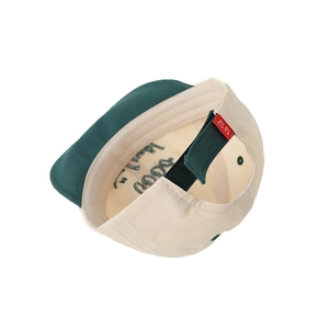 Minimalist kids cotton baseball cap with GOOD embroidery and adjustable strap