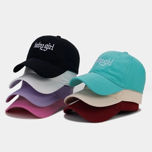 Cappellino Da Baseball In Cotone Ricamo Baby Girl Regolabile Streetwear Casual Stile Gotico Cappello Sole