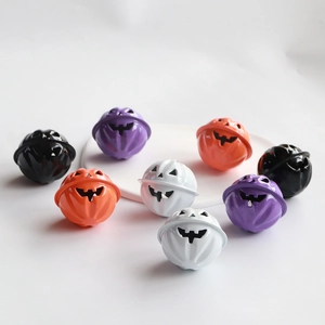 Campanellini a zucca di Halloween neri arancioni viola e bianchi per decorazioni DIY