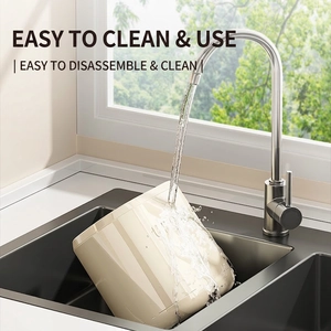 Wall-mounted cream chopstick holder with a detachable design for easy cleaning in a kitchen sink