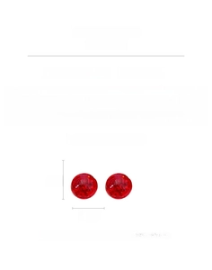 Detailed specs of round resin earrings with gold foil texture weighing 11.4g