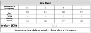 Detailed size guide table for women's slim fit button vest in centimeters and kilograms