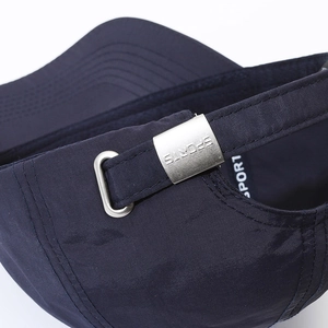 Berretto sportivo blu scuro ad asciugatura rapida con fibbia in metallo regolabile SPORTS