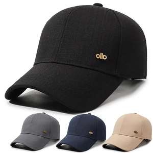 Cotton Baseball Cap Adjustable Peaked Hat Men Women Outdoor Casual Sunshade Breathable Simple Solid Color Curved Brim