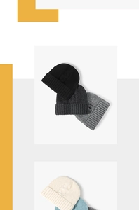 Detailed cable knit pattern on warm winter beanies in multiple colors and textures