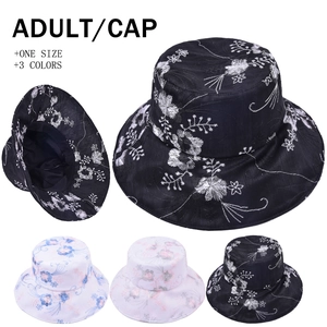 Cappello a Secchiello da Donna Elegante in Pizzo con Ricamo Floreale in Cotone Protezione Solare Traspirante per Outdoor Viaggi Spiaggia
