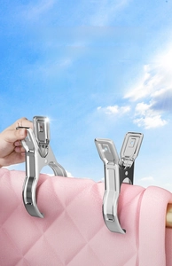 Strong stainless steel laundry clips for drying quilts and windproof heavy-duty grip