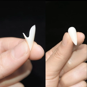Realistic ivory white vampire fangs for Halloween cosplay parties and costume props