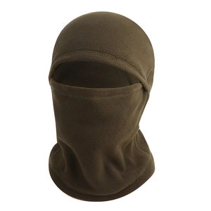 Winter fleece balaclava for windproof warmth and full face protection during outdoor cycling