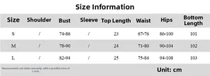 Detailed size chart for lace tube top and skirt set showing bust waist and length in cm