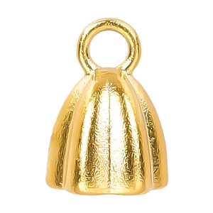 Pendentif cloche en acier inoxydable 304 avec placage or 18 carats pour bijoux DIY