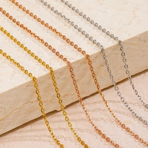 Bracelet De Cheville En Acier Inoxydable Minimaliste Chaîne Simple Bijoux De Pied Pour Femmes Plaqué Or Géométrique Poli Lisse