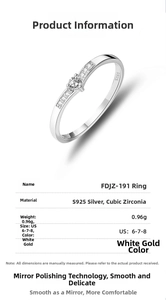 Macro shot of S925 silver ring featuring cubic zirconia accents and S925 hallmark stamp
