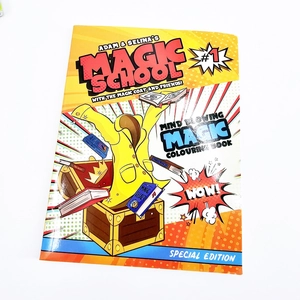 Miniature Magic School cartoon coloring book special edition #1 for kids paper toy