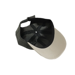 Casquette de baseball rétro pour enfants bicolore avec sangle à boucle métallique réglable