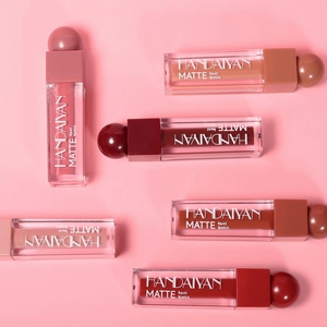 Set di rossetto liquido opaco Handaiyan, lucidalabbra in velluto impermeabile a lunga tenuta.
