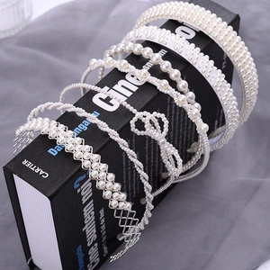 Cerchietto Con Künstliche Perle Sintetiche Elegante Per Donne Ragazze Cerchietto In Lega Dolce Per Matrimonio Festa Accessori Capelli