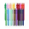 Colorful macaron Morandi retractable ballpoint pens set in vibrant assorted colors