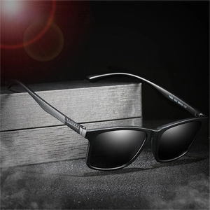 TR90 Polarized Sunglasses For Men Women TAC Lens UV400 Protection Square Frame Driving Fishing Outdoor Sports Eyewear