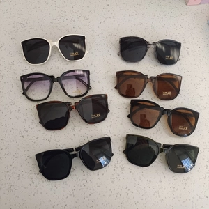 Kids UV400 stylish oversized sunglasses in multiple colors for outdoor sun protection