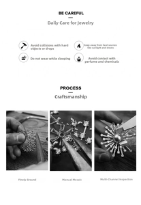 Detailed jewelry care guide and professional craftsmanship process for dragon brooches