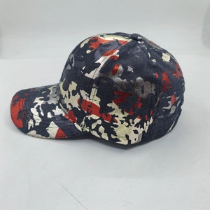 Berretto da baseball mimetico blu scuro con stampe metalliche per protezione solare esterna