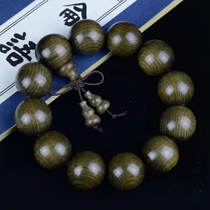 Handcrafted Natural Phoebe Zhennan Wood Beaded Bracelet Zen Meditation Mala Bracelet For Men Women Spiritual Jewelry Gift