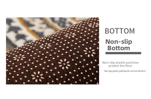 Macro detail of non-slip bottom with plastic point particles to protect the floor