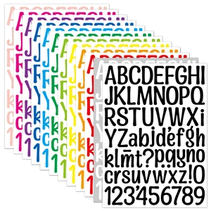 Vinyl Alphabet Number Stickers Waterproof Self Adhesive Letter Decals For Mailbox Crafts Scrapbooking DIY Decor