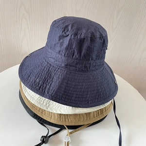 Chapeaux de soleil en nylon à séchage rapide avec cordes réglables pour activités de plein air