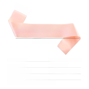 Detailed view of pink satin Birthday Sash with elegant gold foil It's My Birthday lettering