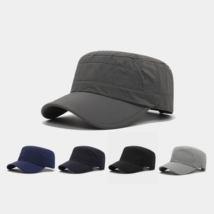 Cadet Cap Quick Dry Nylon Waterproof Sun Protection Outdoor Hiking Tactical Flat Top Military Hat Adjustable