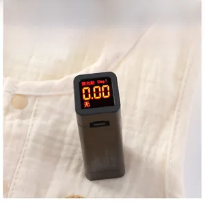 Close-up of pure cotton gauze fabric with fluorescence-free safety test display