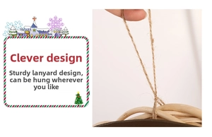 Close-up of the durable jute rope hanger and natural woven texture on a wooden wreath