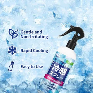 300ml cooling spray for clothes and body on ice cubes for instant heat relief