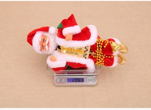 Elektrischer kletternder Weihnachtsmann Puppengewicht Details auf Digitalwaage