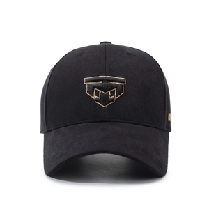 Casquette de baseball noire avec broderie flèche bronze pour loisirs extérieurs et protection