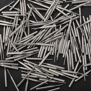 Bulk stainless steel precision headpins and machined industrial metal probe components