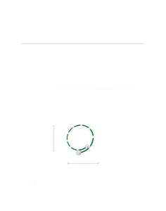Detail view of pearl and green glass bead necklace showing dimensions and weight metrics