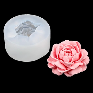 Tiger Head Jasmine silicone mold for aromatherapy candles and flower-shaped crafts