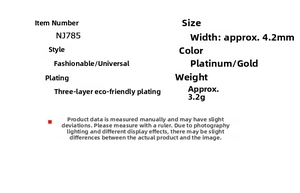 Specifiche anello in argento 925: larghezza 4,2mm, peso 3,2g, placcatura ecocompatibile