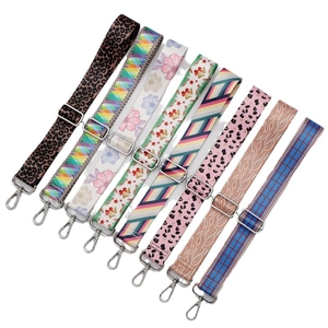 Adjustable wide replacement shoulder straps with various patterns and metal hooks