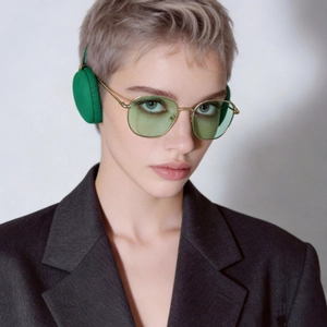 Retro Round Polygon Metal Frame Sunglasses UV400 Protection Fashion Outdoor Trendy Eyewear For Men Women