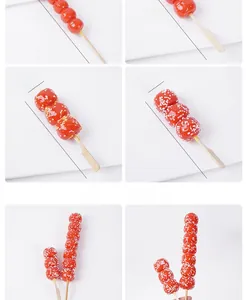 Comparación detallada de brochetas de espino confitado artificial de 27 cm y 14 cm