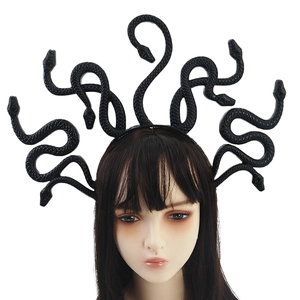 Medusa Snake Headband Plastic Realistic For Halloween Cosplay Costume Party Gothic Retro Greek Mythology Hair Accessory