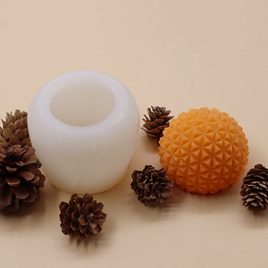 Stampo Per Candele In Silicone A Sfera Diamantata Fai Da Te Sfera Geometrica Aromaterapia Gesso Sapone Artigianato