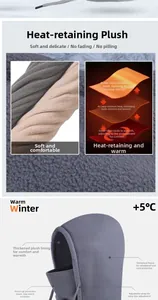 Detailed view of the three-layer heat storage fleece lining and thermal structure