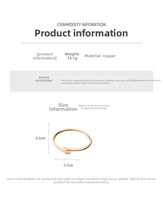 Product specifications of the rose gold plated bangle showing 15.1g weight and 6.5cm diameter