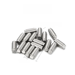 Detailed view of copper zinc plated metal pins with dimensions 4.7mm by 13mm