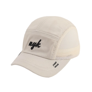 Breathable mesh baseball cap for kids with NYK embroidery and quick-dry fabric